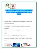 GMS 200 Midterm Exam 2025&sol;2026 &ndash; 300&plus; Verified Questions & Answers &vert; Decision-Making&comma; Global Strategy&comma; Ethics&comma; Cultural Intelligence & Classical Theory
