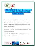 GMS200 2025&sol;2026 &ndash; 300&plus; Verified Exam Questions & Answers &vert; Globalization&comma; Ethics&comma; Classical Theory&comma; Decision-Making & Organizational Management