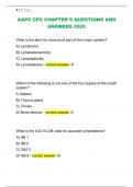 AAPC CPC CHAPTER 9 QUESTIONS AND  ANSWERS 2025 