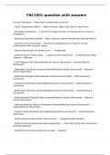 FAC1501 question with answers