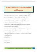 HRMN 3420 Bundled Exams 2025-2026 &vert;Questions and Answers &vert;100&percnt; Pass 