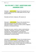 NU 578 UNIT 1 TEST  QUESTIONS AND  ANSWERS 2025 