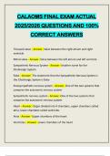 CALAOMS FINAL EXAM ACTUAL 2025&sol;2026 QUESTIONS AND 100&percnt; CORRECT ANSWERS