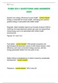 PUBH 6011 QUESTIONS AND ANSWERS  2025
