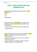 STEP 1 USMLE QUESTIONS AND  ANSWERS 2025