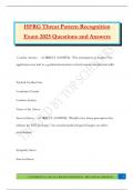 HFRG Bundled Exams 2025-2026 &vert;Questions and Answers &vert;100&percnt; Pass 