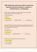 BOG FACHE Exam Actual Exam 2025 &vert; Actual Exam Questions and Correct Answers &vert; Graded A&plus; &vert; Verified Answers &vert; Just Released