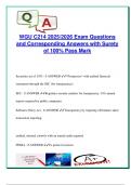 WGU C214 EXAM PACKAGE DEAL QUESTIONS AND VERIFIED DETAILED ANSWERS &vert; 100&percnt; GUARANTEED PASS &vert; ALREADY GRADED A&plus;