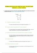 MAMMALIAN MOLECULAR GENETICS QUIZ 1 REVIEW EXAM GRADED A&plus; LATEST UPDATE&period;