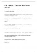 CSE 110 Quiz 1 Questions With Correct Answers