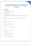 Test Bank for Precalculus&comma; 6th Edition by Robert F&period; Blitzer &vert; Verified Questions and Answers &lpar;PDF&rpar;