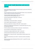 D276 Study Guide Questions and answers correct