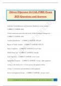 Driver&sol;Operator 1A CAL FIRE Exam 2025 Questions and Answers