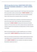 BSG Comprehensive Exam QUESTIONS WITH WELL  DETAILED ANSWERS &lpar;GRADED A&plus;&rpar; LATEST UPDATE  2025&sol;26
