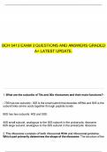 BCH 5413 EXAM 3 QUESTIONS AND ANSWERS GRADED A&plus; LATEST UPDATE&period;