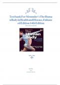 Test Bank for Memmler&rsquo;s Structure and Function of the Human Body &ndash; Enhanced Edition &lpar;14th Edition&rpar; by Barbara Janson Cohen & Kerry L&period; Hull &vert; Complete Verified Test Bank&comma; Chapters 1&ndash;25