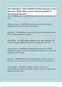 ICLA Standard 1 2025 UPDATE Verified Questions And Answers &vert; With 100&percnt; Correct Answers graded A&plus; Guaranteed Success&excl;&excl;