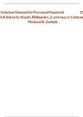 Solution Manual for Personal Financial Planning 15th Edition by Randy Billingsley&comma; Lawrence J&period; Gitman&comma; Michael D&period; Joehnk Solution Manual for Personal Financial Planning 15th Edition by Randy Billingsley&comma; Lawrence J&period; Gitman&comma; Michael D&period; Joehnk Solution Manu