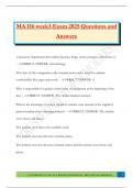 MA 116 week3 Exam 2025 Questions and Answers