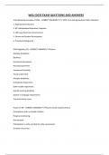 WGU D635 EXAM QUESTIONS AND ANSWERS