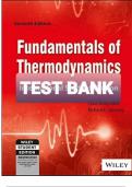 TEST BANK FOR fundamentals of thermodynamic s7th edition by claus borgnakke richard e&period;sonntag solution manual