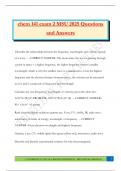 chem 141 exam 2 MSU 2025 Questions and Answers