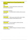 NCIC Limited Access Exam Questions And Answers&period;docx