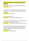 NCIC Pretest Review Exam Questions And Answers&period;docx