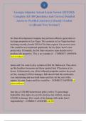 Georgia Adjuster Actual Exam Newest 2025&sol;2026  Complete All 100 Questions And Correct Detailed  Answers &lpar;Verified Answers&rpar; &vert;Already Graded  A&plus;&vert;&vert;Brand New Version&excl;&excl;