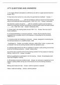 LFTI QUESTIONS AND ANSWERS