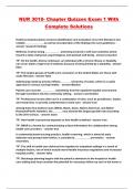 NUR 3010- Chapter Quizzes Exam 1 With Complete Solutions