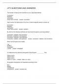 LFTI QUESTIONS AND ANSWERS