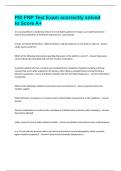 PSI FNP Test Exam correctly solved to Score A&plus;
