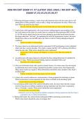 HESI RN EXIT EXAM V1 V7 &lpar;LATEST 2025&rpar; RN EXIT HESI EXAM V1&comma;V2&comma;V3&comma;V4&comma;V5&comma;V6&comma;V7  Exam 2025 QUESTIONS AND DETAILED ANSWERS &vert; 100&percnt; VERIFIED CORRECT &vert; GRADE A&plus;