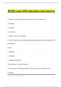 REHS NEHA Bundled Tests 2026 Questions and Answers