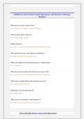 California state barber board Questions and Answers Already  Graded
