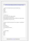 CFC Core Exam Questions and Answers Already Graded