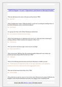 CSTU Chapter 16 and 17 Questions and Answers Already Graded 