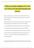CWB Bundled Tests 2026 Questions and Answers