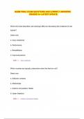 NASM FINAL EXAM QUESTIONS AND CORRECT ANSWERS GRADED A&plus; LATEST UPDATE&period;