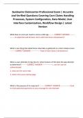 Guidewire Claimcenter Professional Exam &vert; Accurate and Verified Questions Covering Core Claims Handling Processes&comma; System Configuration&comma; Data Model&comma; User Interface Customization&comma; Workflow Design &vert; Latest Version