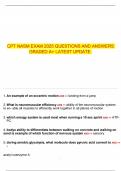 CPT NASM EXAM 2025 QUESTIONS AND ANSWERS GRADED A&plus; LATEST UPDATE&period;
