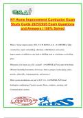 NY Home Improvement Contractor Exam 2025&sol;2026 &ndash; 70&plus; Solved Questions &vert; Licensing&comma; Contracts&comma; DCA Rules&comma; Consumer Rights & Legal Compliance