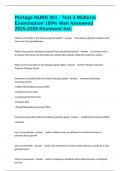 Portage NURS 251 - Test 4 Midterm Examination 100&percnt; Well Answered 2025-2026 Reviewed Set&period;