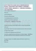 EVITP PRACTICE EXAM 2025&sol;COMPREHENSIVE GUIDE &vert; QUESTIONS AND CORRECT ANSWERS &vert; LATEST EXAM &vert; GRADED A&plus; &vert; VERIFIED ANSWERS &vert; JUST RELEASED