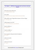 Fire Fighter 1 - OFM Exam Study Questions and Answers Already  Graded