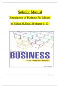 Solution Manual for Foundations of Business 7th Edition by William M&period; Pride&comma; all chapter 1-47&period;