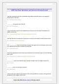LEB Final Exam Questions and Answers Already Graded 
