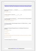 MA Driver's Ed Final Test Questions and Answers Already Graded 