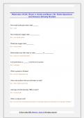 Molecules of Life &vert; Exam 2- Acids and Bases &vert; Dr&period; Datta Questions  and Answers Already Graded